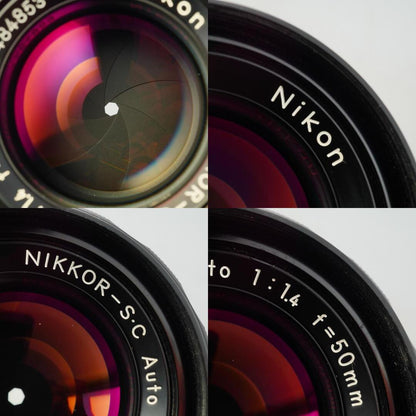 Nikon Ai NIKKOR-S.C Auto 50mm f1.4 - Filem.sg
