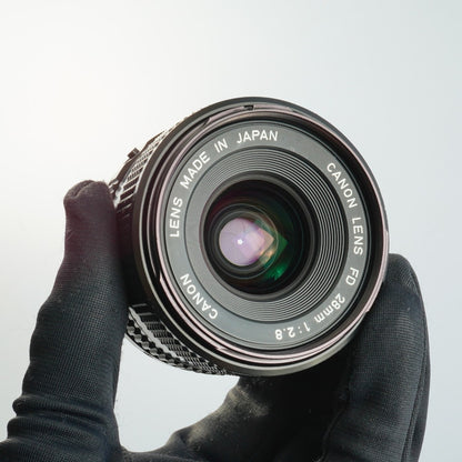Canon New FD NFD 28mm f2.8 - Filem.sg