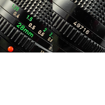 Canon New FD NFD 28mm f2.8 - Filem.sg