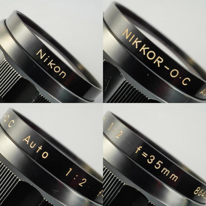 Nikon Ai NIKKOR-O.C Auto 35mm f2 - Filem.sg