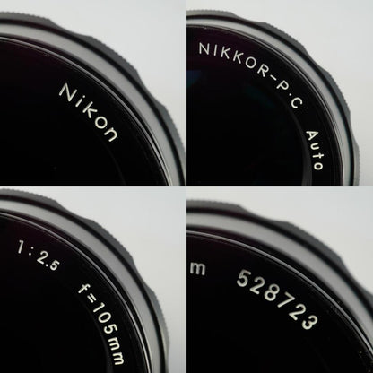 Nikon Ai NIKKOR-P.C Auto 105mm f2.5 - Filem.sg