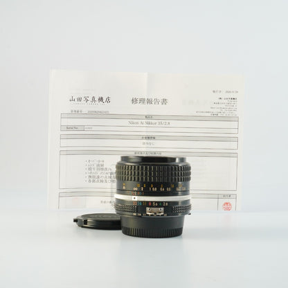Overhauled Nikon Ai Nikkor 35mm f2.8 - Filem.sg