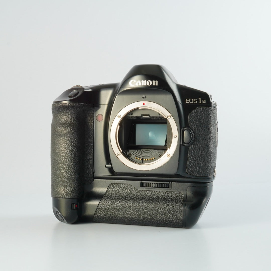 Canon EOS 1N + Power Drive Booster E1 - Filem.sg