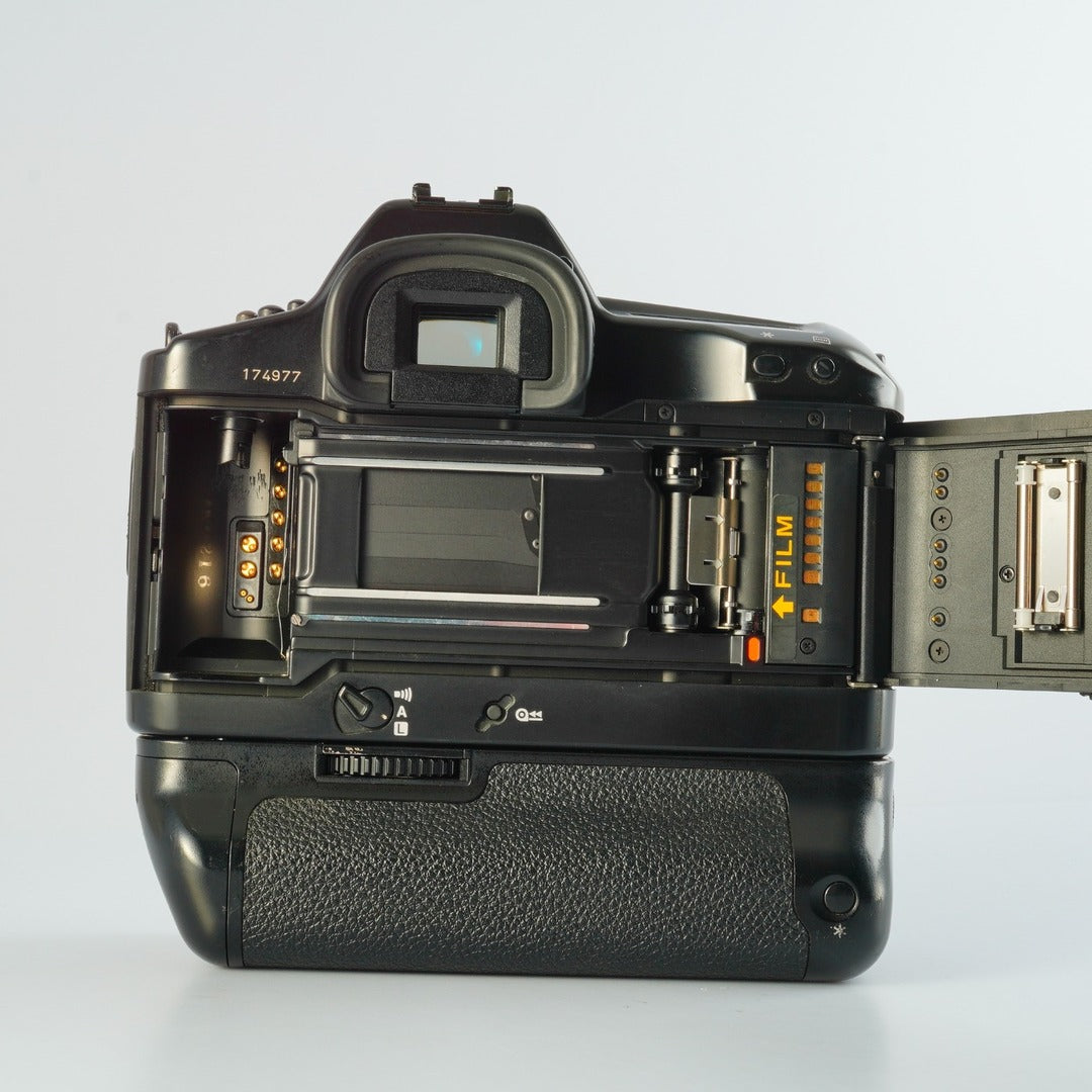 Canon EOS 1N + Power Drive Booster E1 - Filem.sg