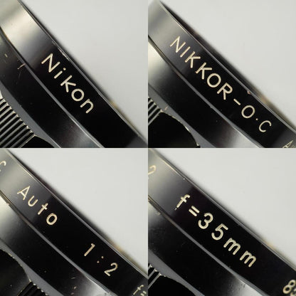 Nikon Ai NIKKOR-O.C Auto 35mm f2 - Filem.sg
