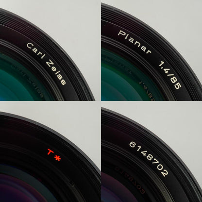 Contax Carl Zeiss Planar T* 85mm f1.4 AEG - Filem.sg
