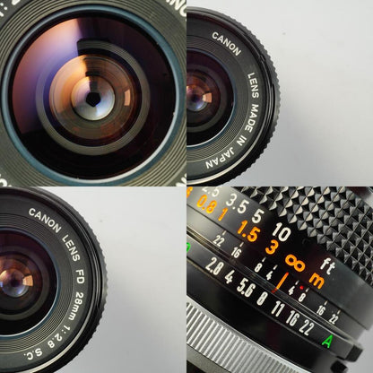 Canon FD 28mm f2.8 S.C. - Filem.sg