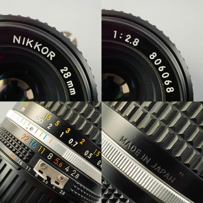 Nikon Ai-S Nikkor 28mm f2.8 - Filem.sg