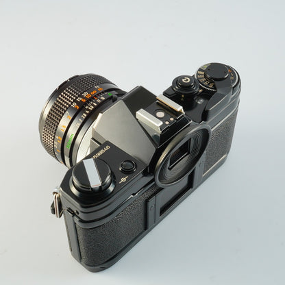 Canon AE-1 Black + FD 50mm f1.4 S.S.C. - Filem.sg