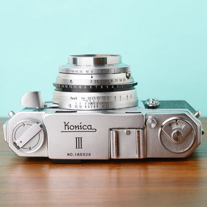 Konica III 48mm F2 - Filem.sg