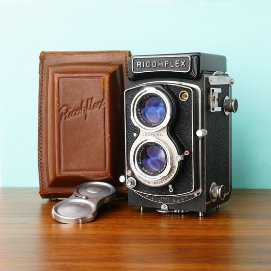Ricohflex New DIA with case - Filem.sg
