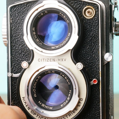 Ricohflex New DIA with case - Filem.sg