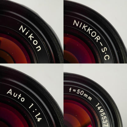 Nikon Ai NIKKOR-S.C Auto 50mm f1.4 - Filem.sg