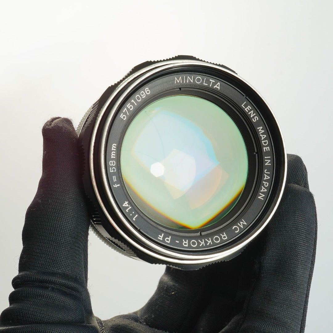 Minolta MC ROKKOR-PF 58mm f1.4 - Filem.sg