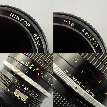 Overhauled Nikon Ai Nikkor 85mm f1.8 - Filem.sg