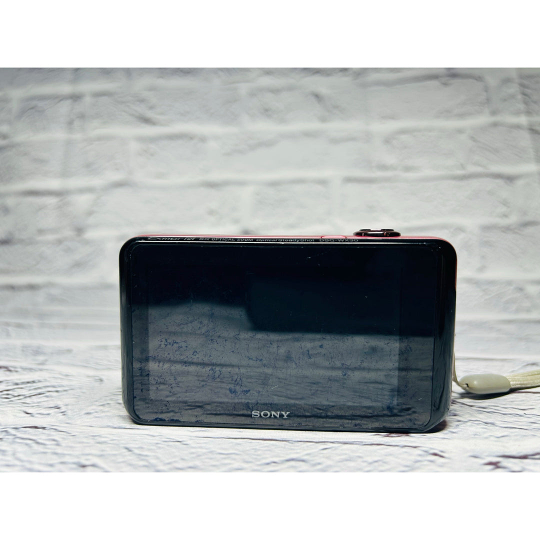 Sony Cyber-shot WX-30 (Pink) - Filem.sg