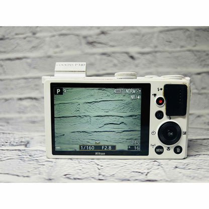 Nikon Coolpix P340 (White) - Filem.sg