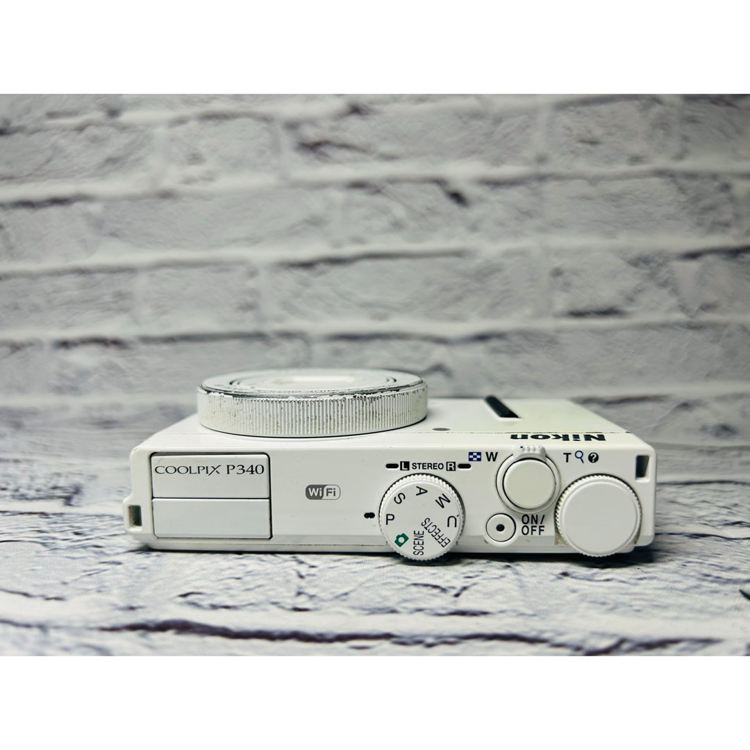 Nikon Coolpix P340 (White) - Filem.sg