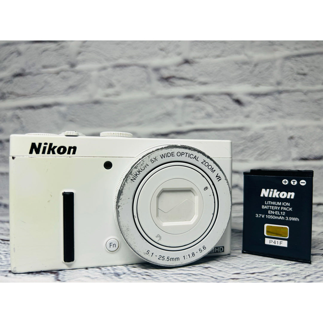 Nikon Coolpix P340 (White) - Filem.sg