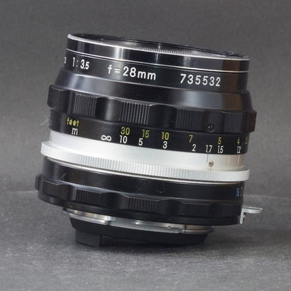 Nikon Nikkor-H Auto 28mm f/3.5 non-Ai - Filem.sg