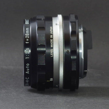 Nikon Nikkor-H C Auto 28mm f/3.5 non-Ai - Filem.sg