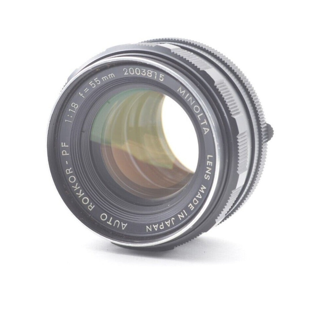 Minolta Auto Rokkor-PF 55mm f/1.8 SR Mount - Filem.sg