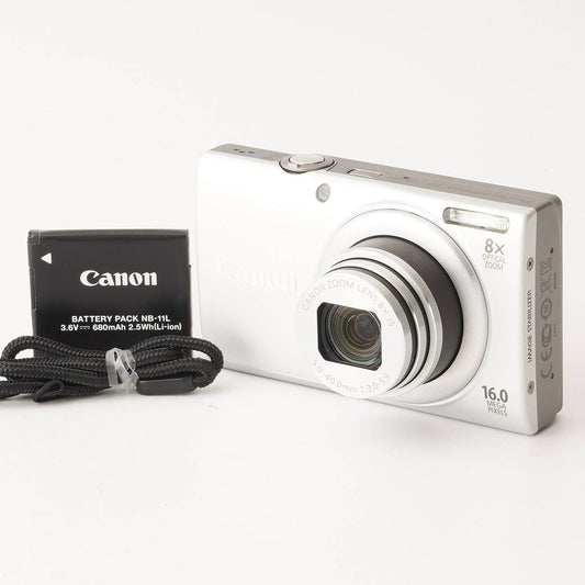 Canon PowerShot A4000 IS (Silver) - Filem.sg