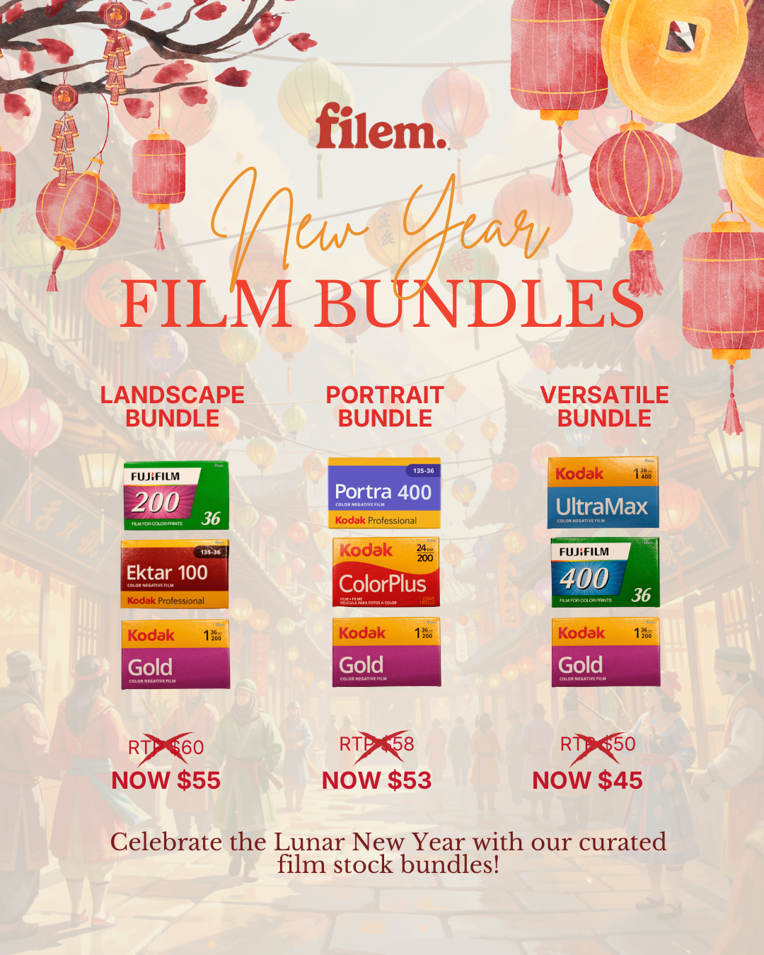 Chinese New Year Film Stock Bundles!