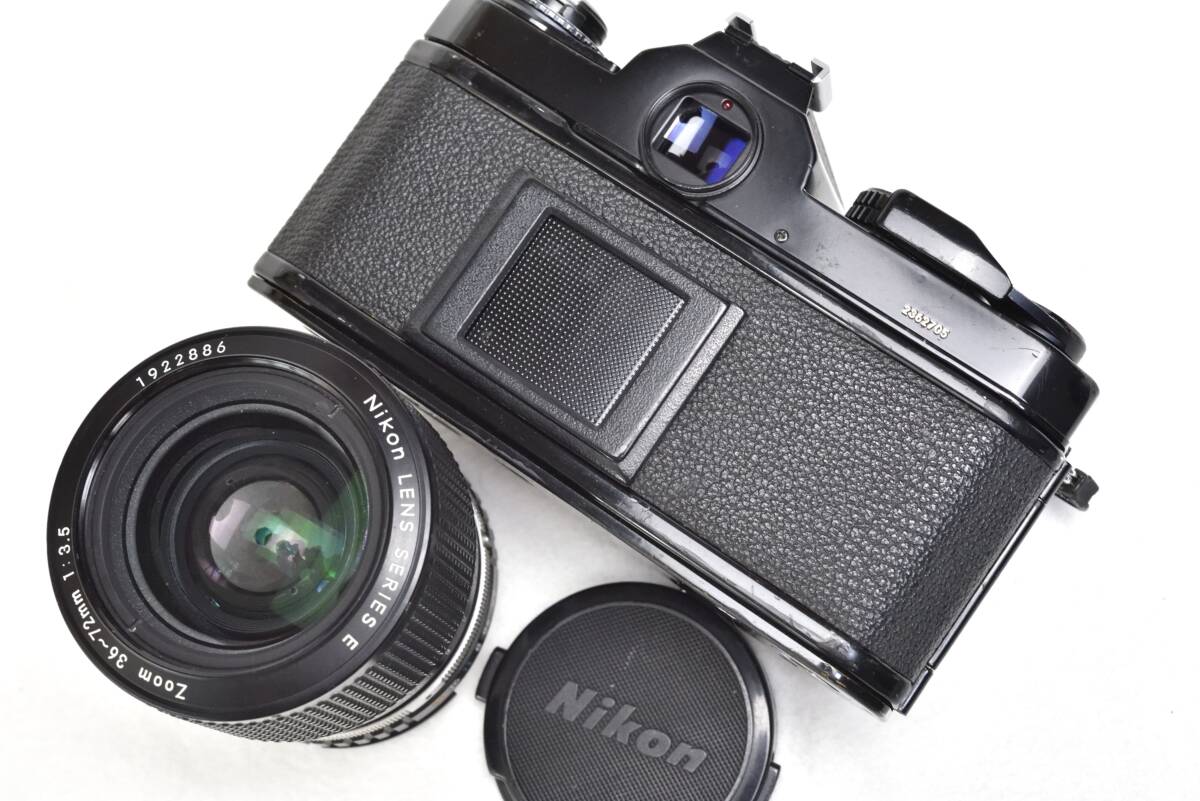 Nikon FE2 (Black) with Series E Zoom