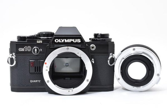 Olympus OM10 + Zuiko MC 50mm f/1.8 (Black)