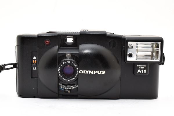 Olympus XA2 with D.Zuiko 35mm f/3.5 + A11 Flash