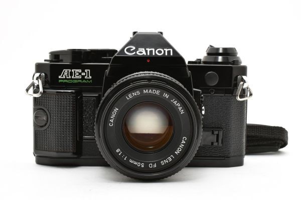Canon AE-1 Program Black front view