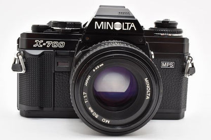 Minolta X-700 (Black) with MD 50mm f/1.7