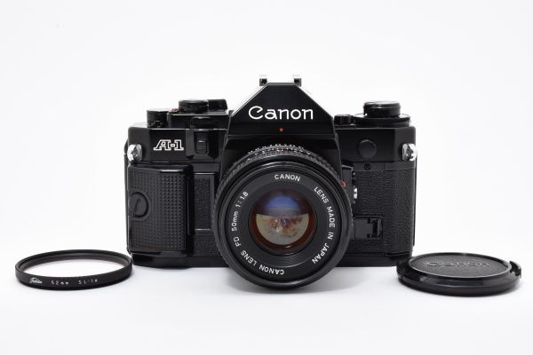 Canon A-1 Black front view