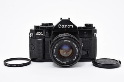 Canon A-1 Black front view