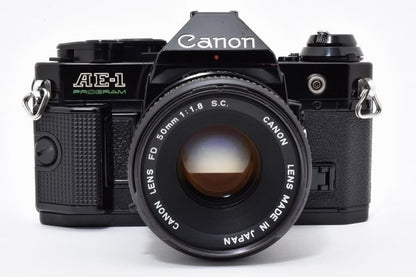 Canon AE-1 Program (Black) with FD 50mm f/1.8 S.C