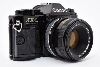 Canon AE-1 Program (Black) with FD 50mm f/1.8 S.C