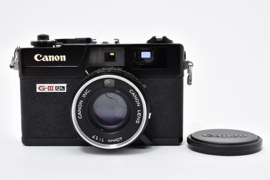 Canon Canonet QL17 G-III Black front view