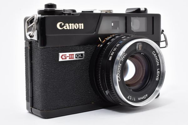 Canon Canonet QL17 G-III (Black) with 40mm f/1.7