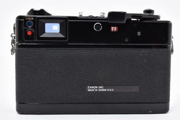Canon Canonet QL17 G-III (Black) with 40mm f/1.7