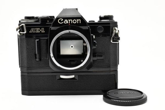 Canon AE-1 with Power Winder A (Black) - Filem.sg