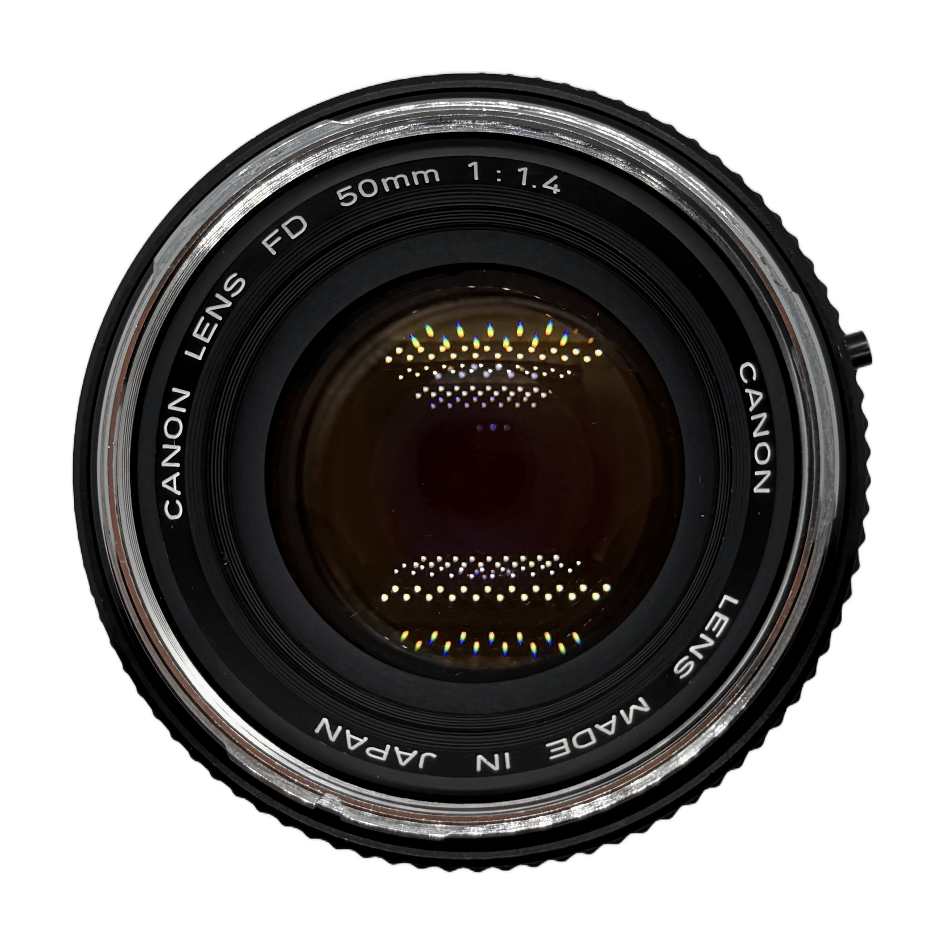 Canon FD 50mm f/1.4 (Unit A), front element