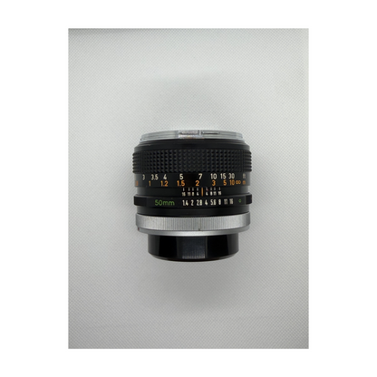 Canon FD 50mm f/1.4 (Unit A), side