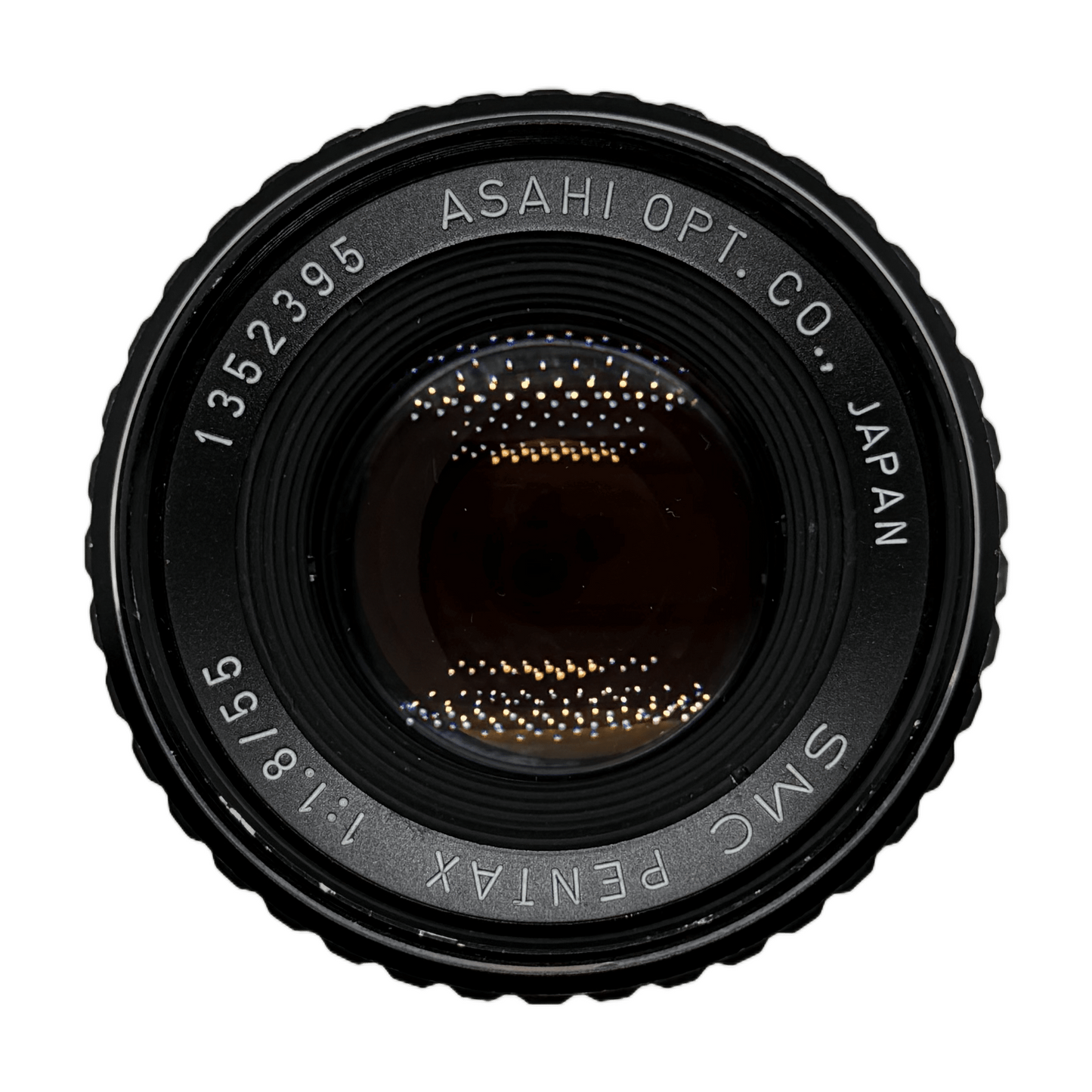 SMC Pentax 55mm f/1.8, front element
