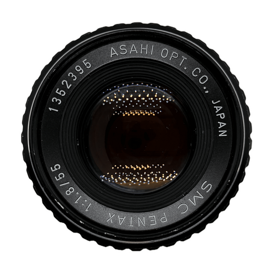 SMC Pentax 55mm f/1.8, front element
