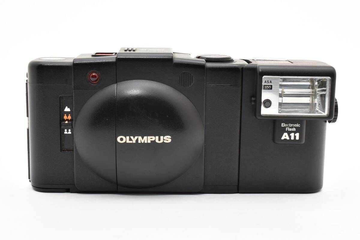 Olympus XA2 with A11 flash front
