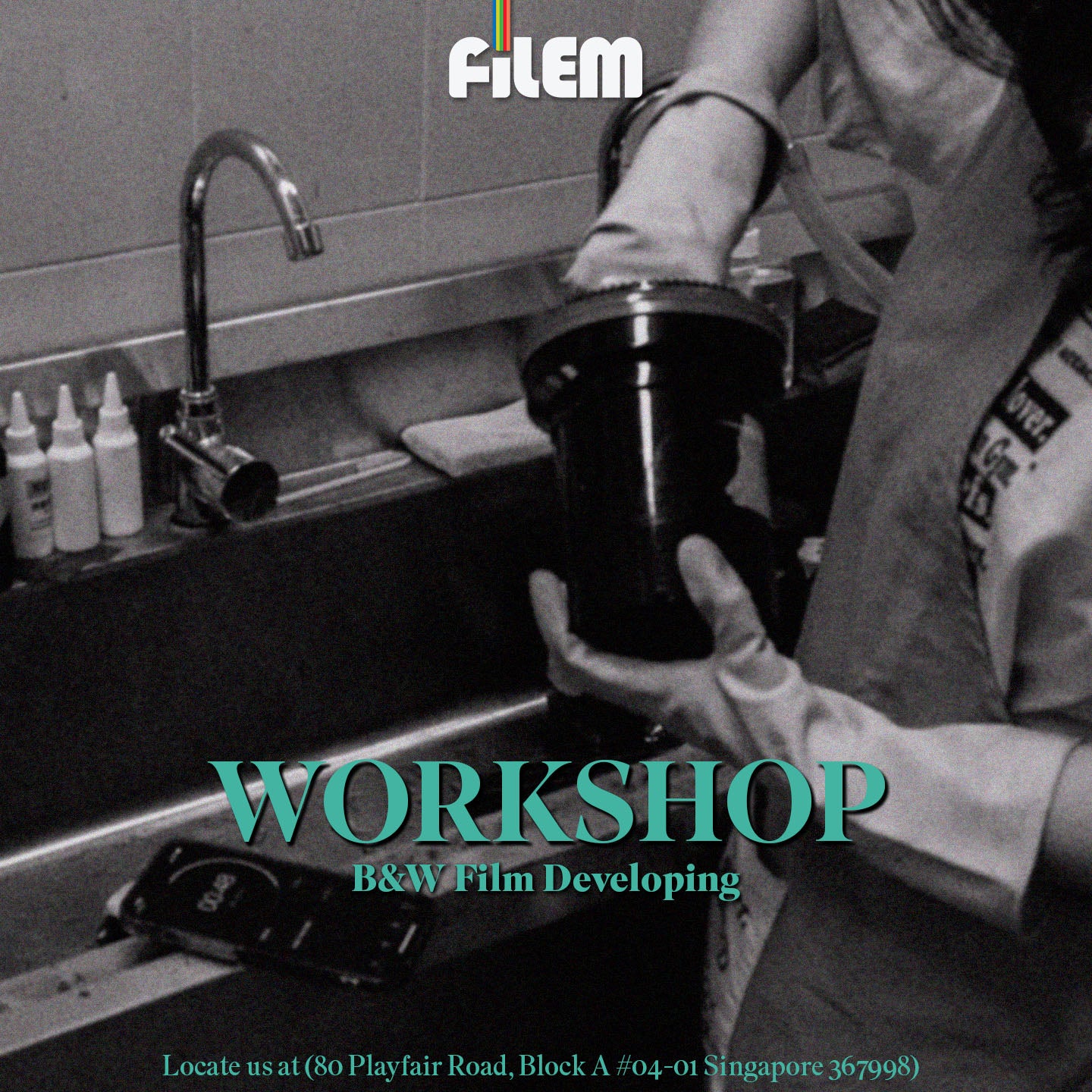 35mm B&W Film Developing Workshop (1.5 hours)